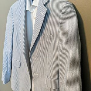 Boys Joseph Abboud 3 piece Seer Sucker Suit